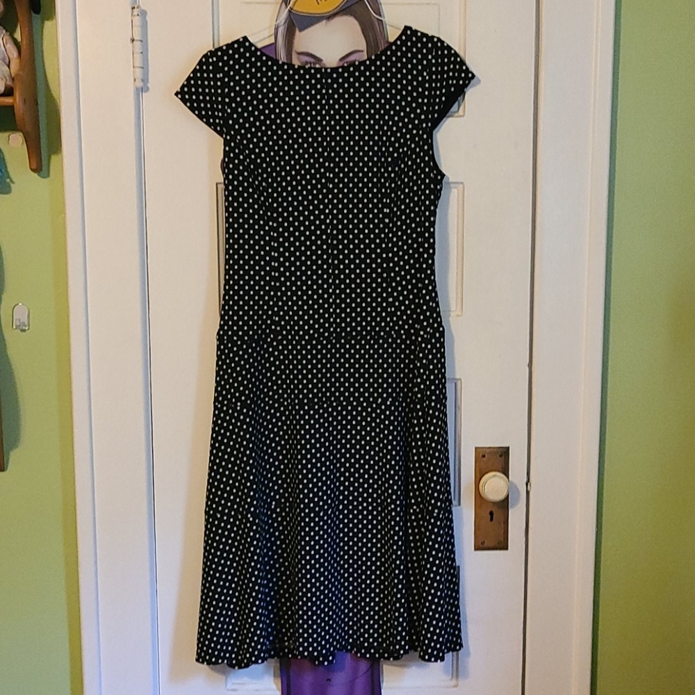 Polka dot Anne Klein dress